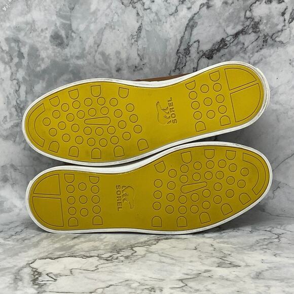 Sorel Size 10.5 Brown Flora/Sea Salt Caribou Mod Slip On Shoes Waterproof BR3-14 - Picture 6 of 10